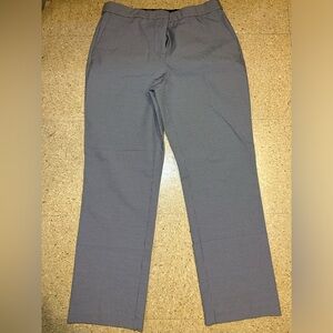 Joie‎ Womens Checkered Straight Leg Dress Pants Black White Career Gingham Sz 12